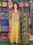 BUDGETED AJRAK PRINTED COTTON SALWAR SUITS @899/- N2694
