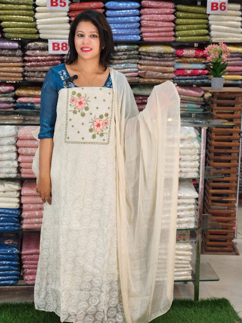 BEAUTIFUL SCHIFILI KOTA SALWAR SUITS @860/- N2697