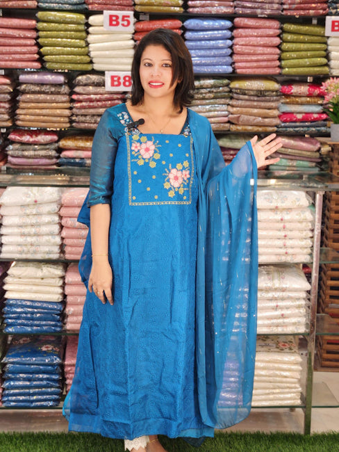 BEAUTIFUL SCHIFILI KOTA SALWAR SUITS @860/- N2697