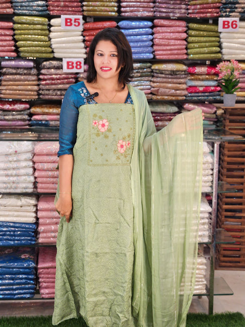 BEAUTIFUL SCHIFILI KOTA SALWAR SUITS @860/- N2697
