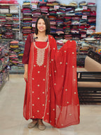 BUDGETED PARTYWEAR GEORGETTE SUITS @860/- N2699