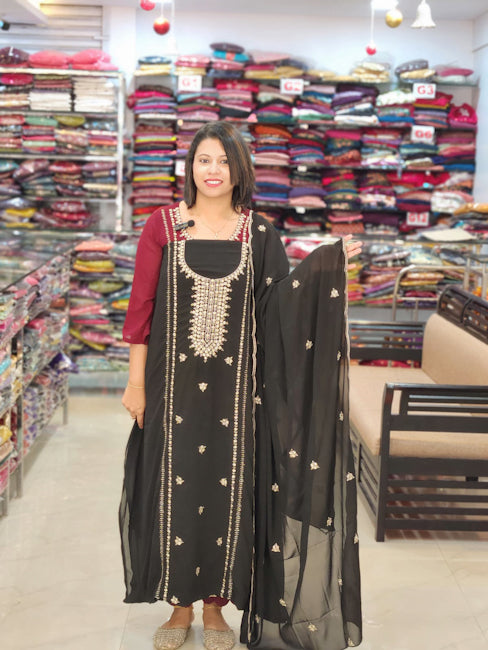 BUDGETED PARTYWEAR GEORGETTE SUITS @860/- N2699