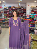 STYLISH CUT WORK WITH EMBROIDERY WORKED GEORGETTE SALWAR SUITS @999/- N2704