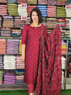 AWESOME SEMI SILK SALWAR SUITS @999/- N2705