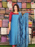 AWESOME SEMI SILK SALWAR SUITS @999/- N2705
