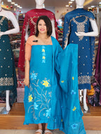 HIGHLY ENQUIRED PREMIUM MUL CHANDERI SALWAR SUITS @1340/-  N2709