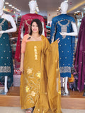 HIGHLY ENQUIRED PREMIUM MUL CHANDERI SALWAR SUITS @1340/-  N2709