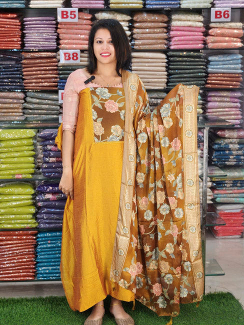 BUDGETED SEMI SILK SALWAR SUITS @895/- N2715