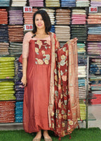 BUDGETED SEMI SILK SALWAR SUITS @895/- N2712