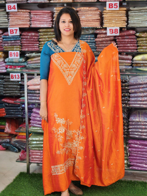 BUDGETED SEMI SILK PARTYWEAR SALWAR SUITS @899/- N2713