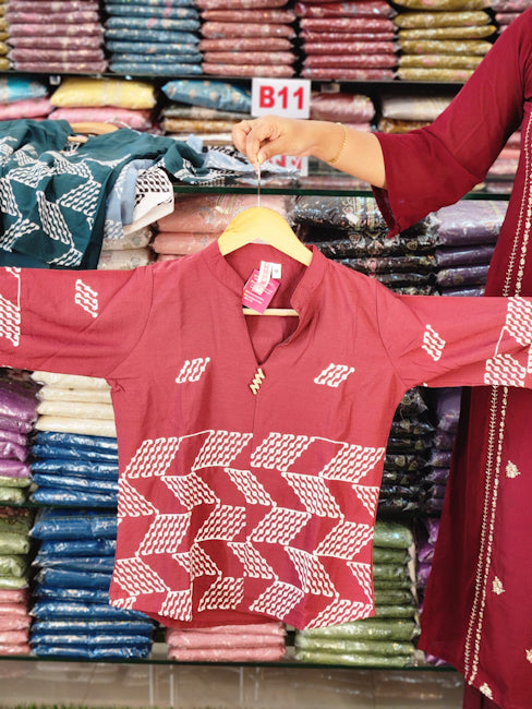 DAILY WEAR TUNICS TOP @498/-  N2715