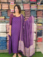 AWESOME CHUNGIDI WEAVED SOFT SILK SALWAR SUITS @1095/- N2716