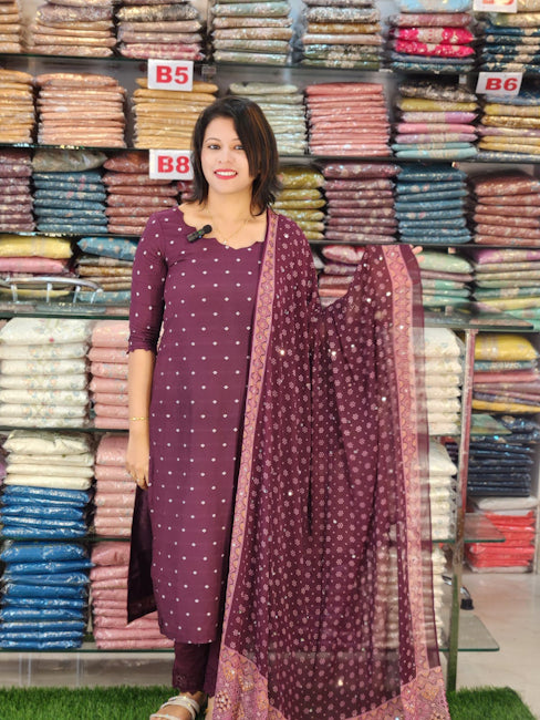 AWESOME CHUNGIDI WEAVED SOFT SILK SALWAR SUITS @1095/- N2716