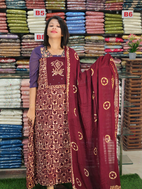 BUDGETED RAYON COTTON SALWAR SUITS @895/- N2717