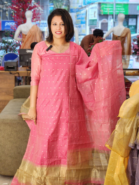 ONAM SPECIAL MODAL CHANDERI SALWAR SUITS @895/- N2720