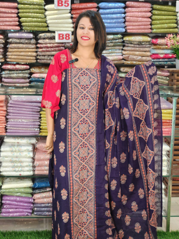 BUDGETED RAYON COTTON SALWAR SUITS @699/- N2725