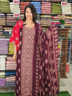 BUDGETED RAYON COTTON SALWAR SUITS @699/- N2725