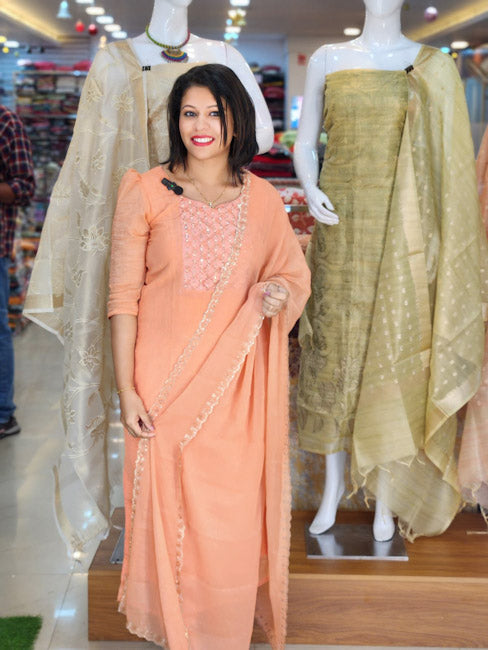BUDGETED FUNCTION WEAR SPECIAL PLATINUM SILK SALWAR SUITS @860/- N2727