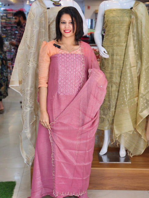 BUDGETED FUNCTION WEAR SPECIAL PLATINUM SILK SALWAR SUITS @860/- N2727