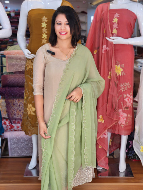 PREMIUM PLATINUM CRUSH SALWAR SUITS @999/- N2730
