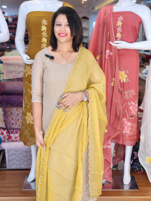 PREMIUM PLATINUM CRUSH SALWAR SUITS @999/- N2730