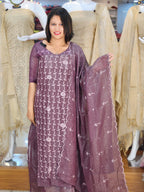 PREMIUM PLATINUM SILK SALWAR SUITS @1199/- N2732