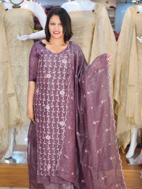 PREMIUM PLATINUM SILK SALWAR SUITS @1199/- N2732