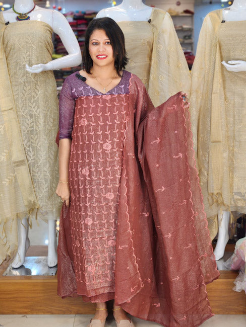 PREMIUM PLATINUM SILK SALWAR SUITS @1199/- N2732