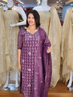 PREMIUM PLATINUM SILK SALWAR SUITS @1199/- N2732