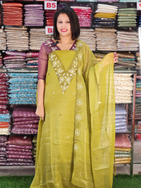 NEW ARRIVED  CORAL SILK SALWAR SUITS @1099/- N2736