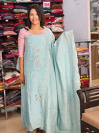 BUDGETED SEMI GUDWAL SILK SALWAR SUITS @860/-  N2739
