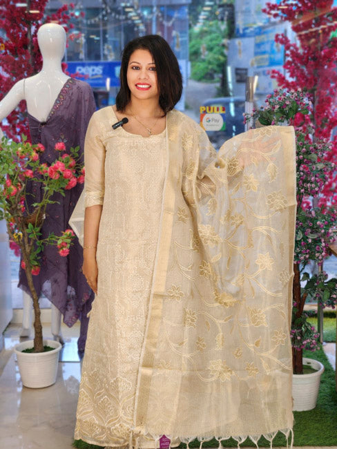 ONAM SPECIAL BANARASI SALWAR SUITS 2190/- N2741