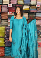 BUDGETED SEMI SILK SALWAR SUITS @899-/- N2742