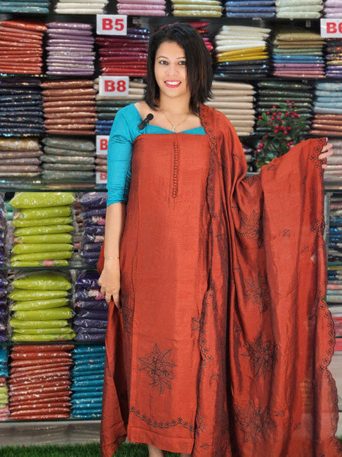 BUDGETED SEMI SILK SALWAR SUITS @899-/- N2742