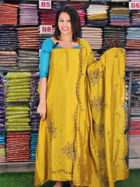 BUDGETED SEMI SILK SALWAR SUITS @899-/- N2742