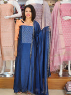 BUDGETED SEMI SILK SALWAR SUITS @899/- N2743