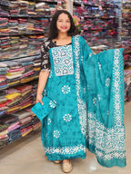 BUDGETED BATIK PRINTED COTTON SUITS @895/- N2747