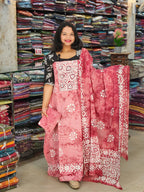 BUDGETED BATIK PRINTED COTTON SUITS @895/- N2747