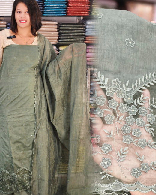 PREMIUM PURE MUL CHANDERI SALWAR SUITS @1495/- N2754
