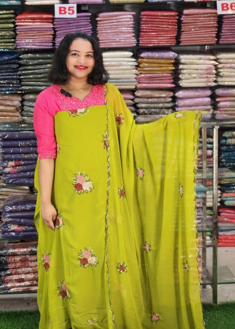 AWESOME GEORGETTE SALWAR COLLECTIONS @1140/- N2761