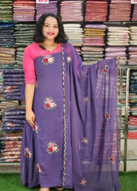 AWESOME GEORGETTE SALWAR COLLECTIONS @1140/- N2761