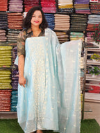 BUDGETED CHANDERI SALWAR SUITS @840/- N2762