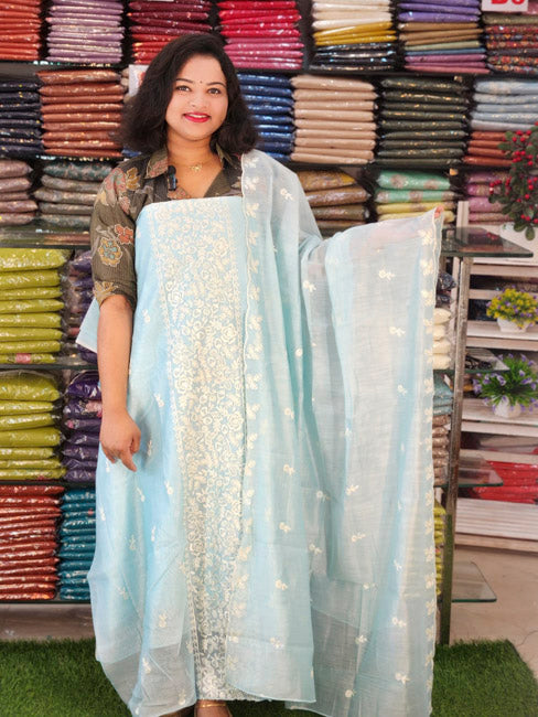 BUDGETED CHANDERI SALWAR SUITS @840/- N2762