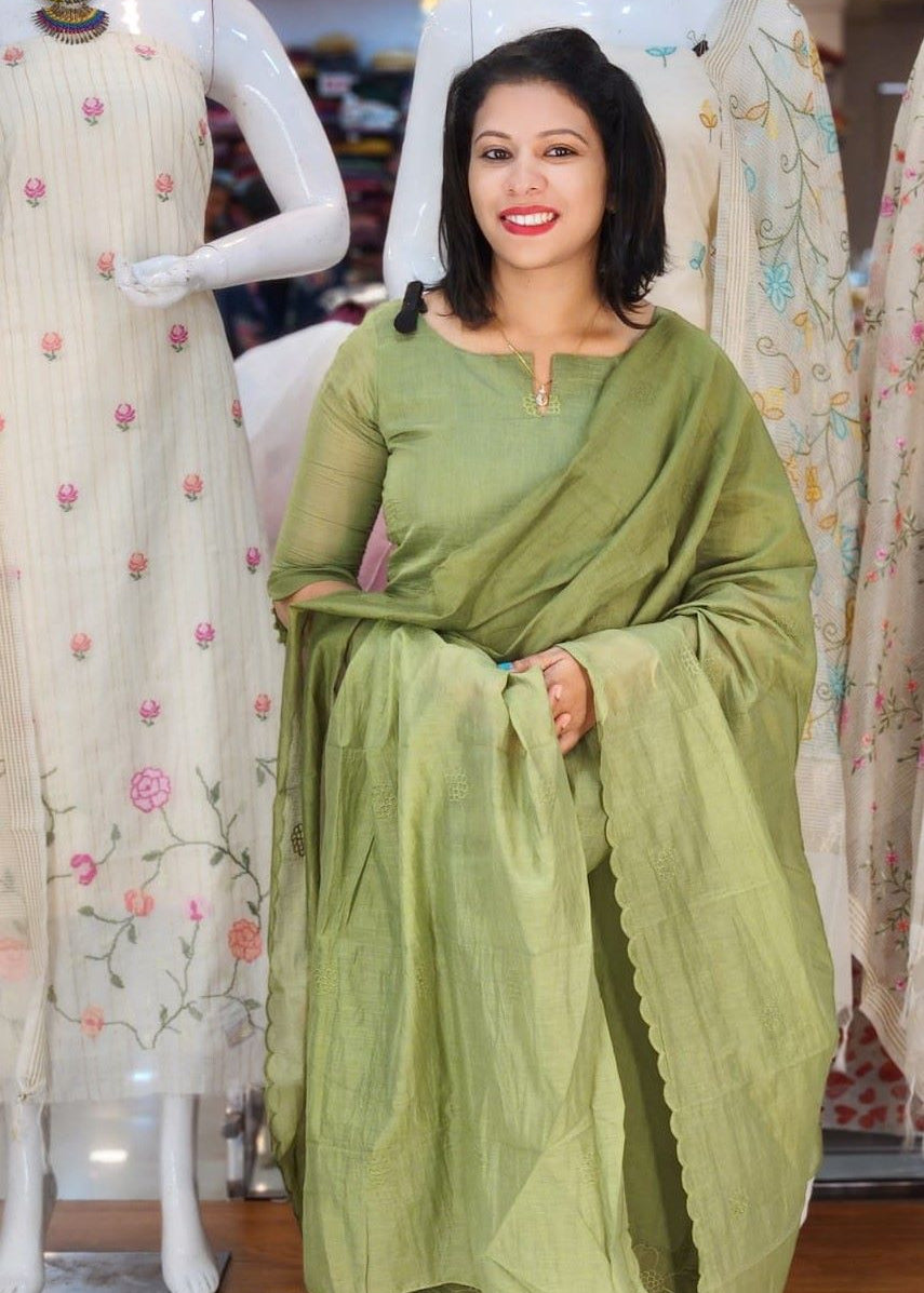 PREMIUM PURE MUL CHANDERI SALWAR SUITS @1340/- N2772