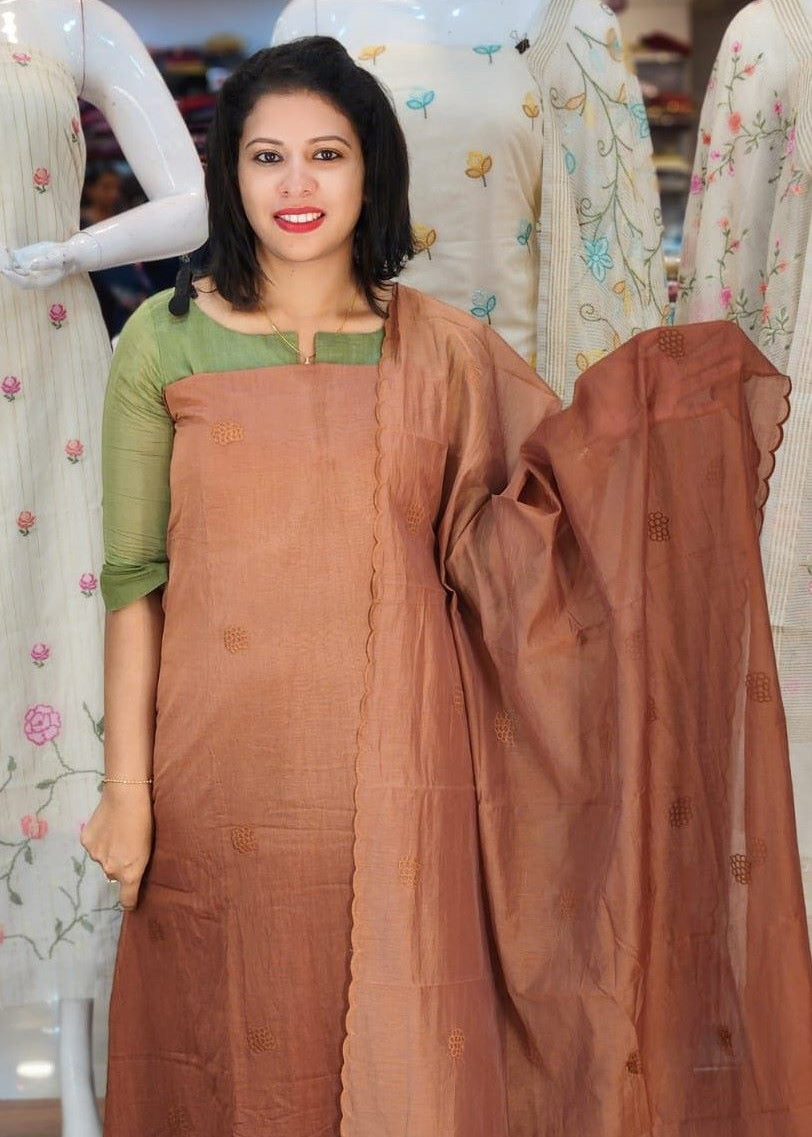 PREMIUM PURE MUL CHANDERI SALWAR SUITS @1340/- N2772