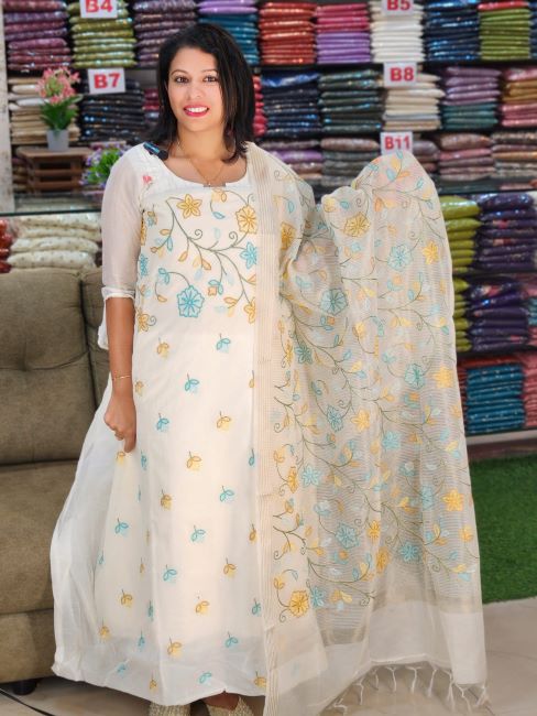 ONAM SPECIAL BANARASI SALWAR SUITS @1890/- N2774