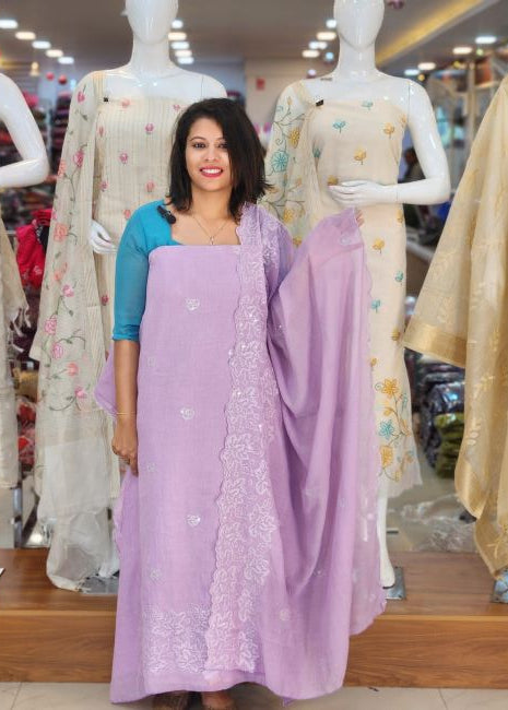 AWESOME MUL SHIFFON SALWAR SUITS @1340/-  N2776