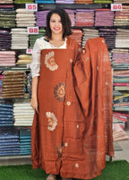 STYLISH MUL CHANDERI SALWAR SUITS @1040/- N2779