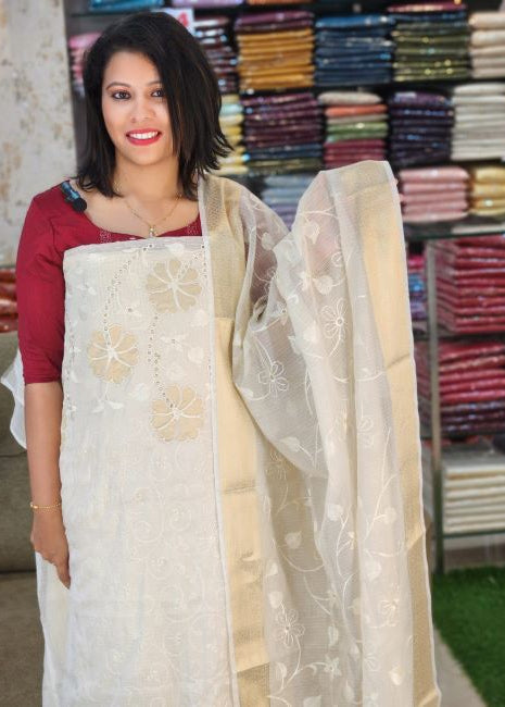 ONAM SPECIAL BANARASI SALWAR SUITS @2190/- N2787