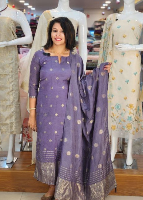 PREMIUM  SOFT RUSSIAN SILK SALWAR SUITS @1295/- N2791